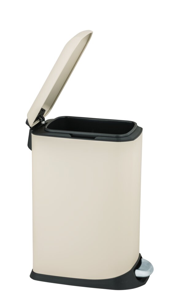 Treteimer Mod. Design 20 L, Easy-Close, Creme  mit herausnehmbarem Einsatz