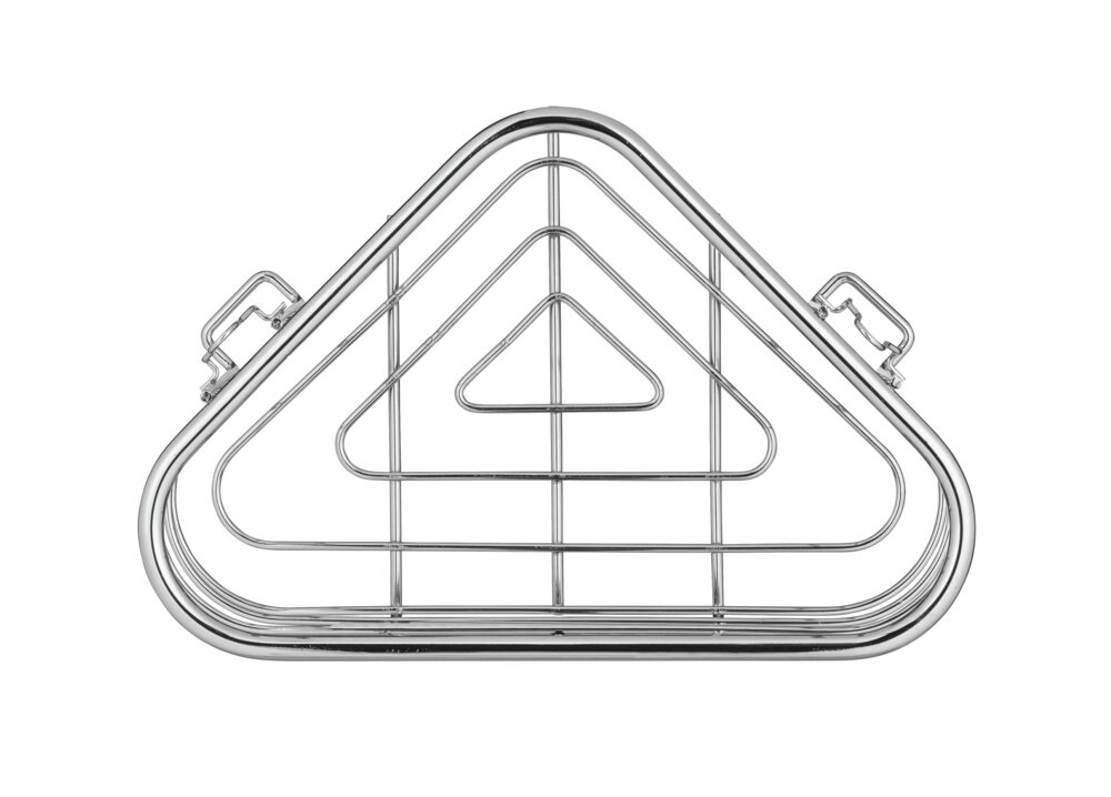 Etagère d'angle  Panier extra profond pour les flacons de shampooing et de gel douche