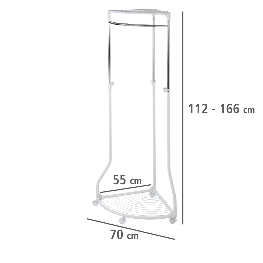 Kleiderständer Pointy  für die Ecke