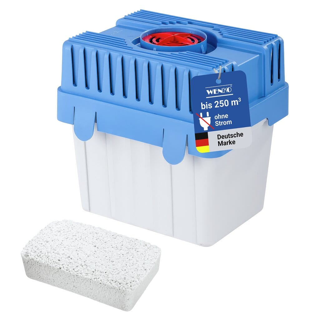 Luftentfeuchter 5 kg Blau für Räume bis 250 m³