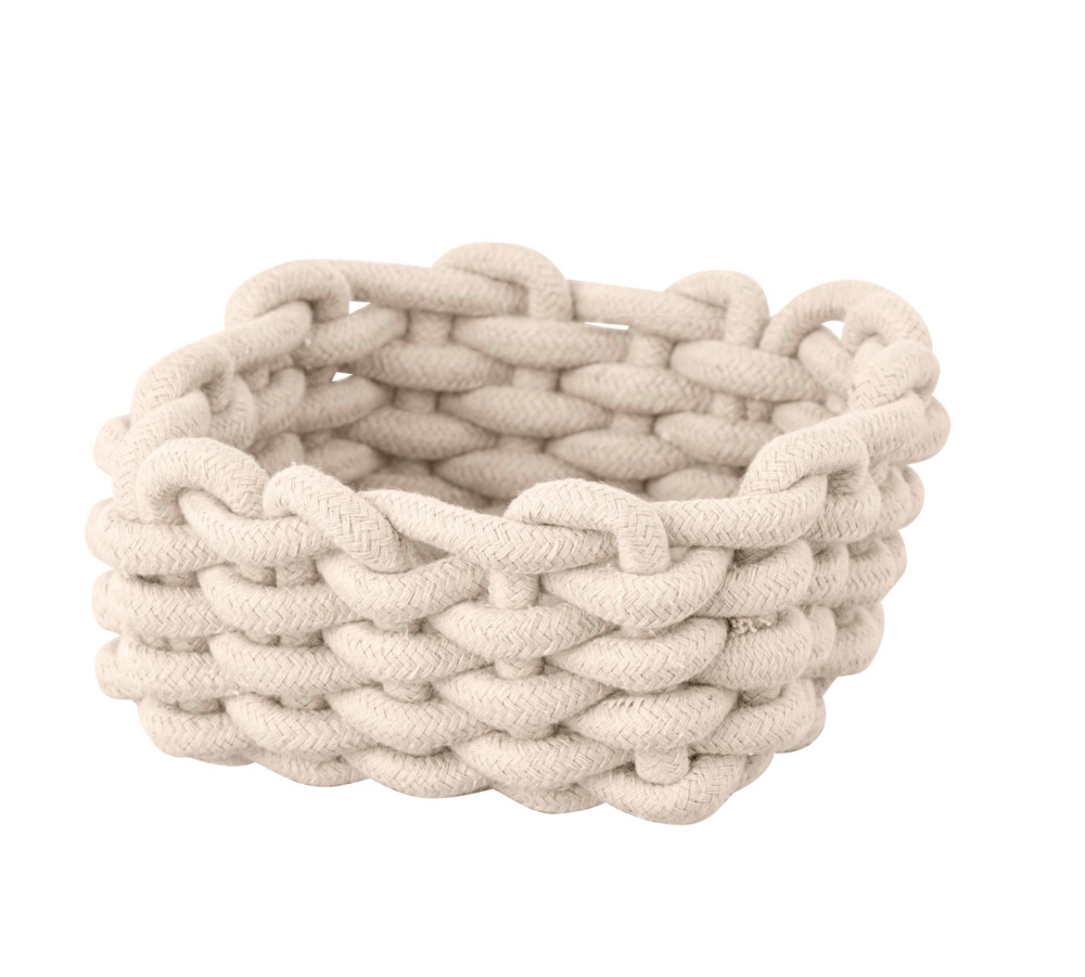 Badkorb Mod. Melara S, Natur  aus Cotton Rope