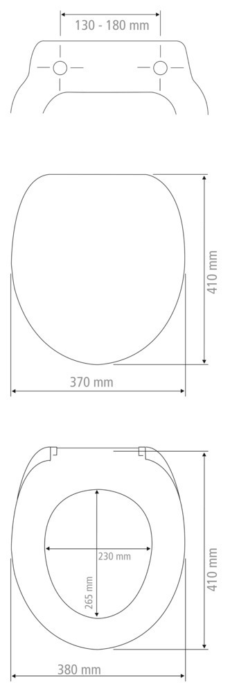 WC-Sitz Mod. Prima Dunkelblau matt  MDF