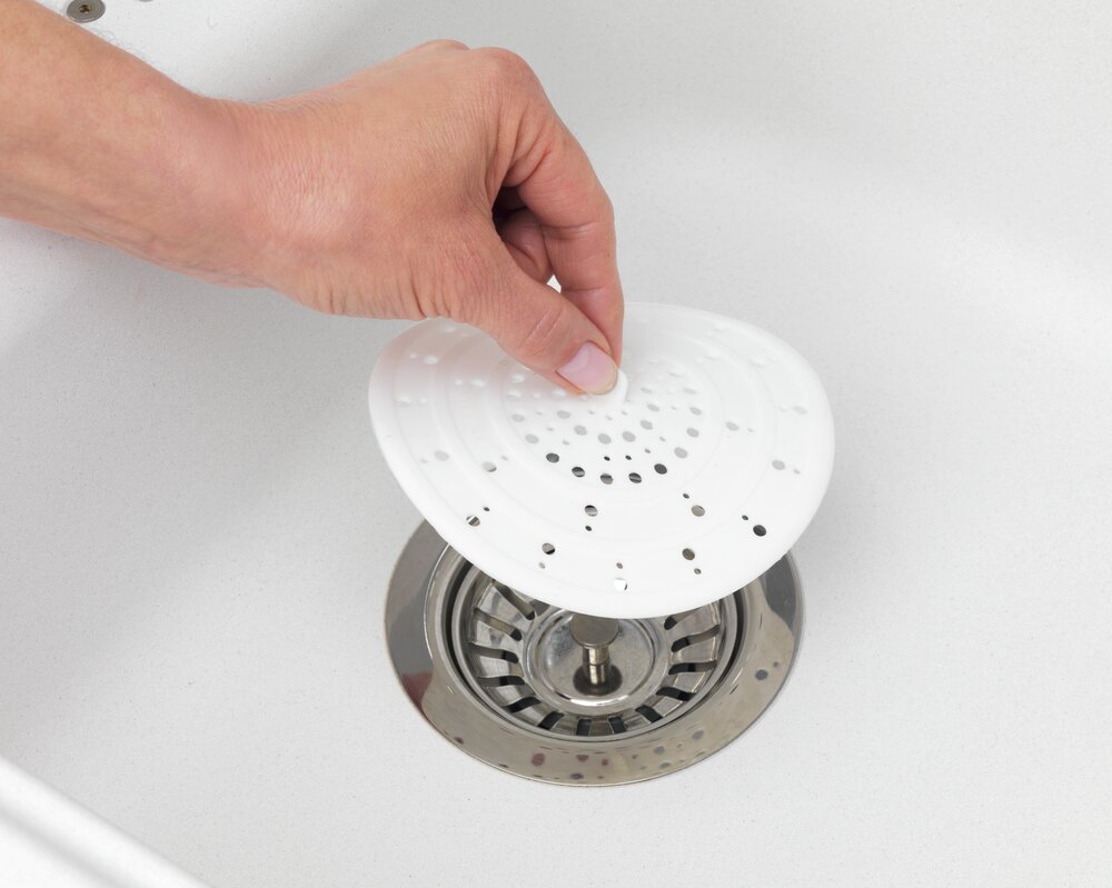 Abfluss-Sieb Silikon Küche  Ø 12 x 0,3 cm