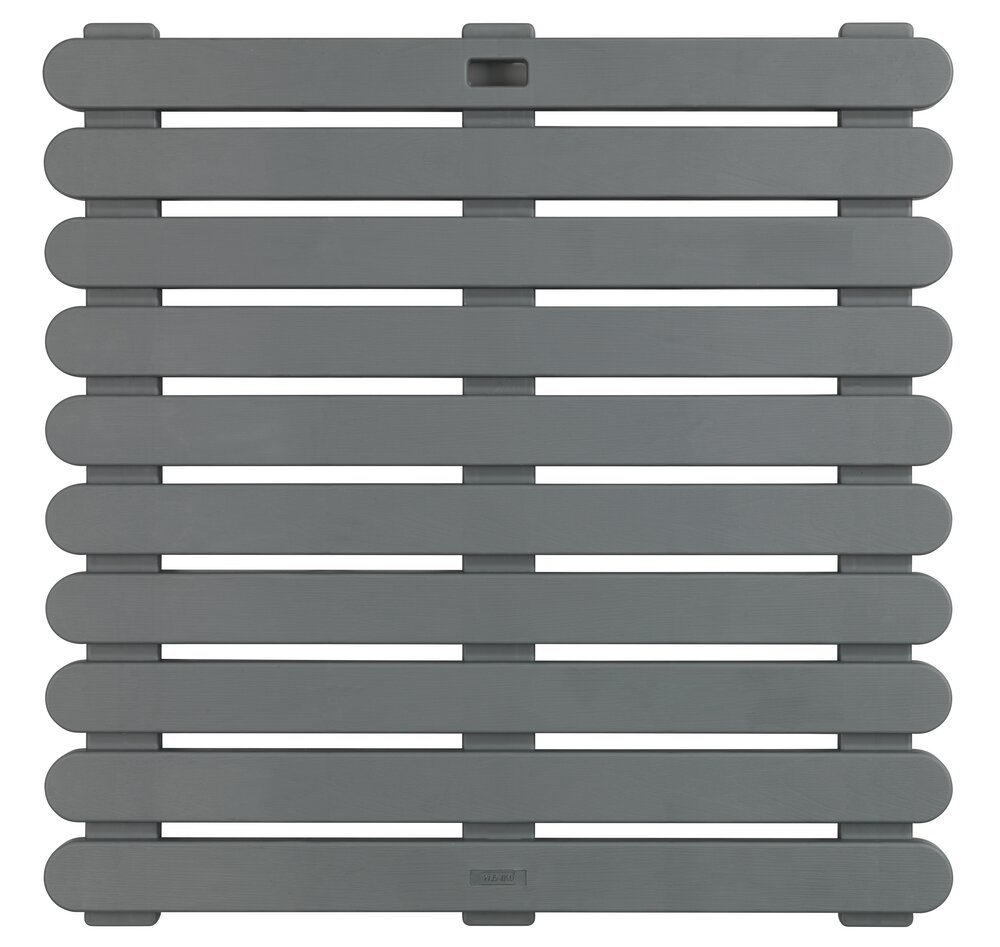 Duschmatte Mod. Indoor & Outdoor Grau  55 x 55 cm