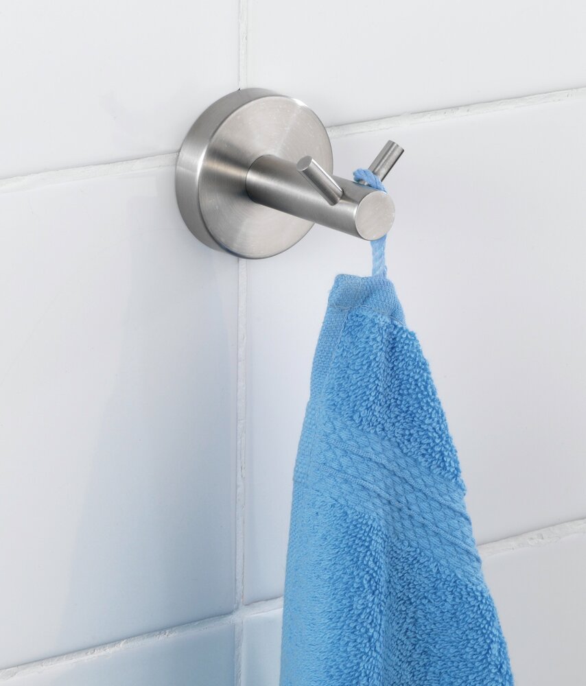 Wandhaken Duo Mod. Bosio matt  Edelstahl rostfrei