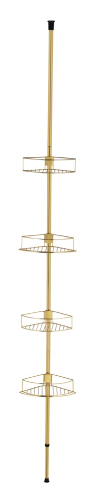 Teleskop-Eckregal Mod. Dolcedo  aus rostfreiem Edelstahl