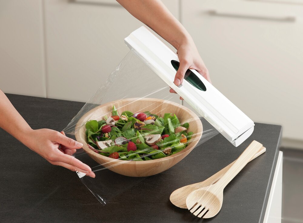 Foliesnijder Mod. Perfect-Cutter, wit, ABS-kunststof, 38x5,2x6,7 cm, set van 2