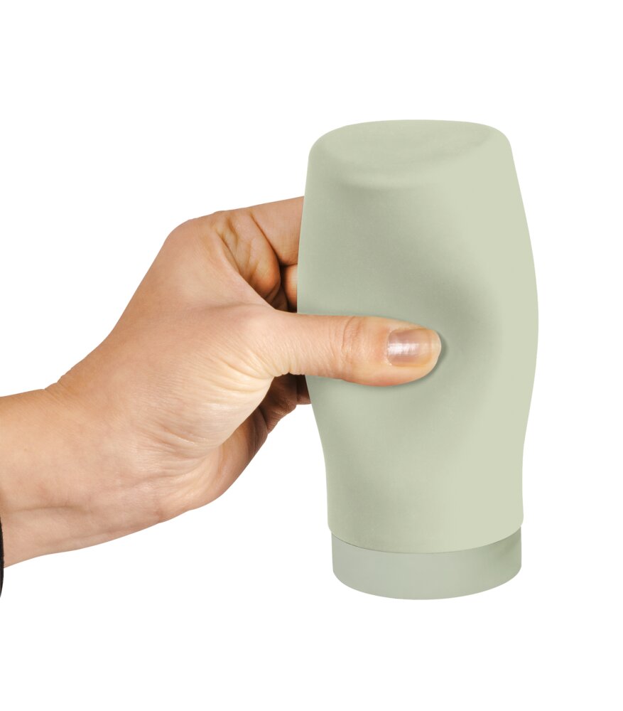 Spülmittelspender Easy Squeez-e Lindgrün  aus auslaufsicherem Silikon