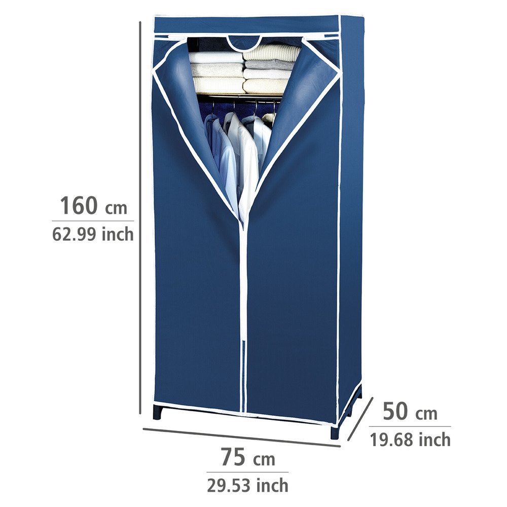 Kleiderschrank Air mit Ablage  Stoffschrank, Faltschrank