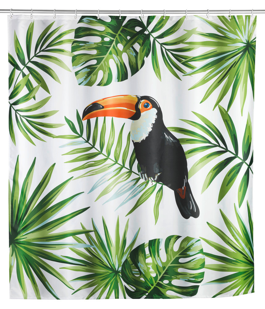 Duschvorhang Mod. Tucan  Polyester, 180 x 200 cm, waschbar