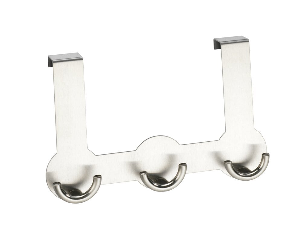 Türgarderobe Mod. Rondo 3 Haken, Edelstahl rostfrei