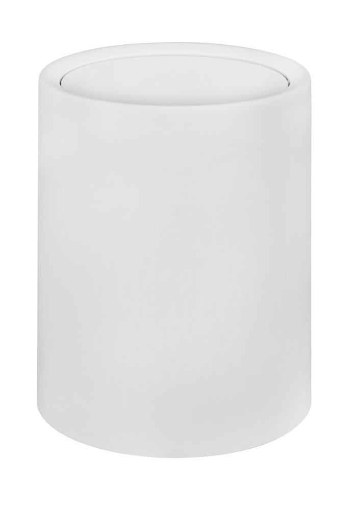 Schwingdeckeleimer Mod. Atri Weiß  Fassungsvermögen: 6 Liter