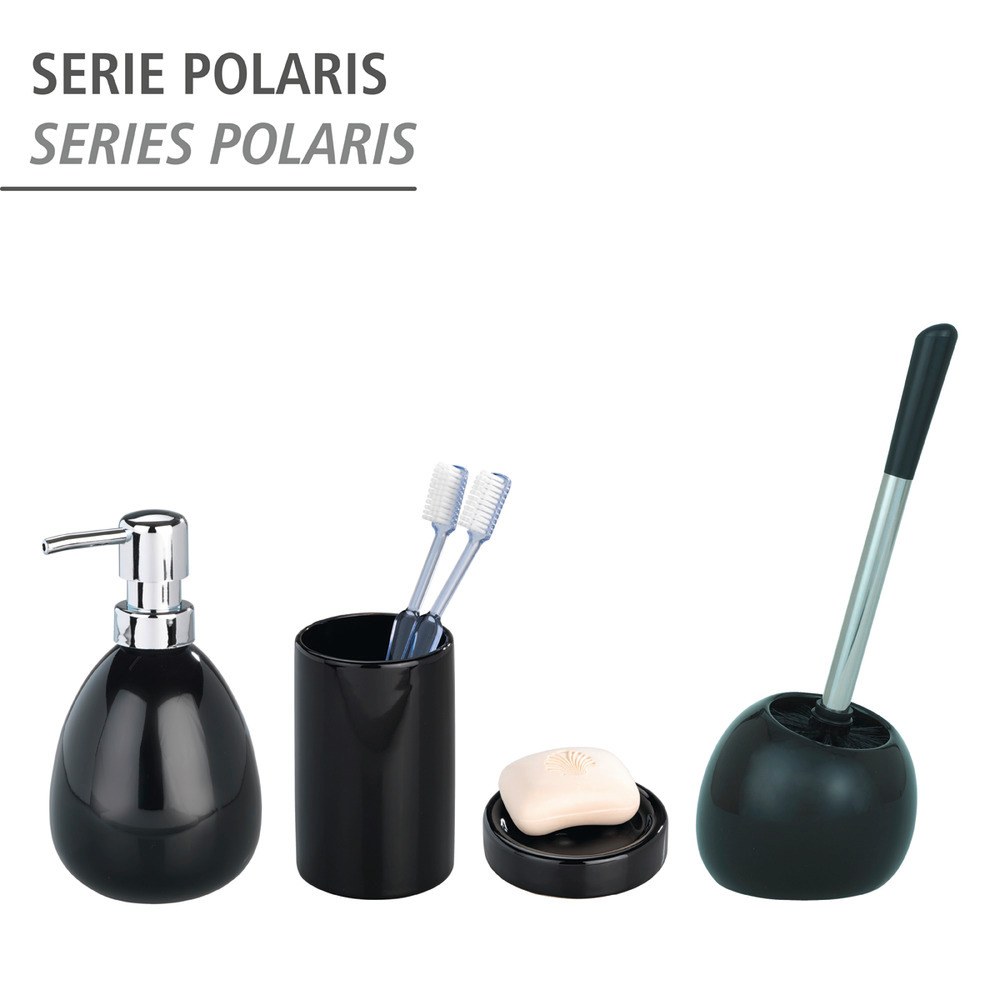 Zahnputzbecher Mod. Polaris Black  Keramik