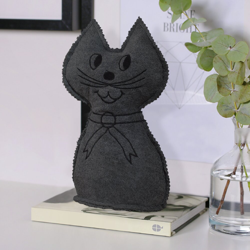 Raumentfeuchter Mod. Katze, 2er Set  schwerer Türstopper