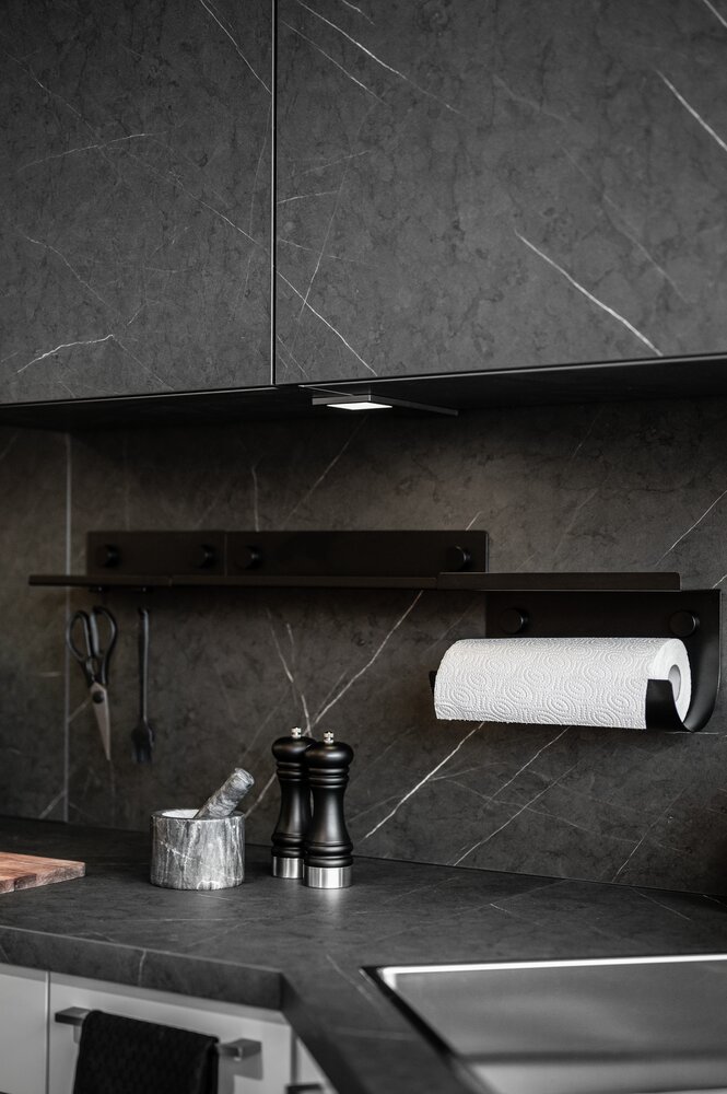 Küchenregal Mod. Jet S  aus pulverbeschichtetem Metall