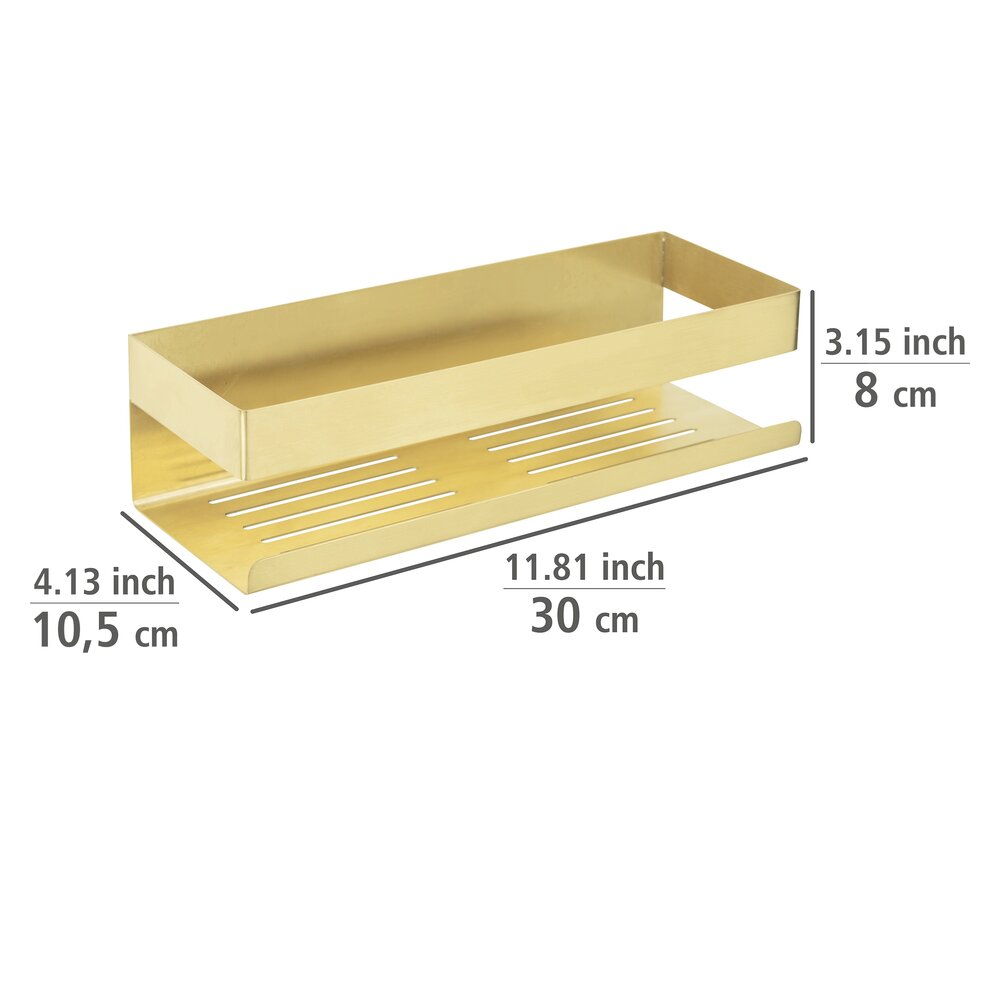 Turbo-Loc® Wandablage Mod. Genova Gold Matt