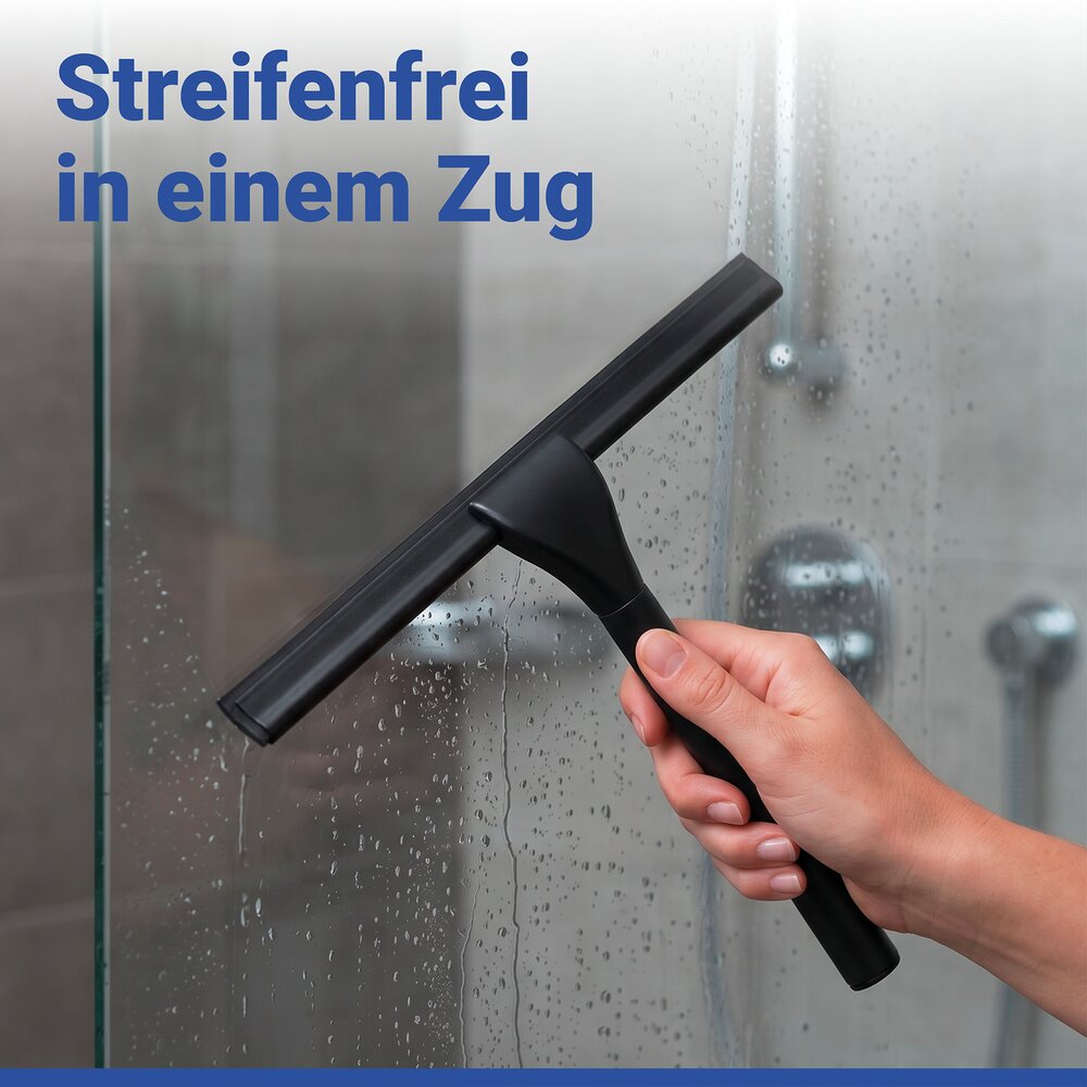 Vacuum-Loc® douchewisser Zwart