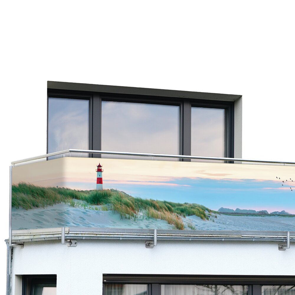 Balkon-Sichtschutz Mod. Nordseeküste  UV- und witterungsbeständig