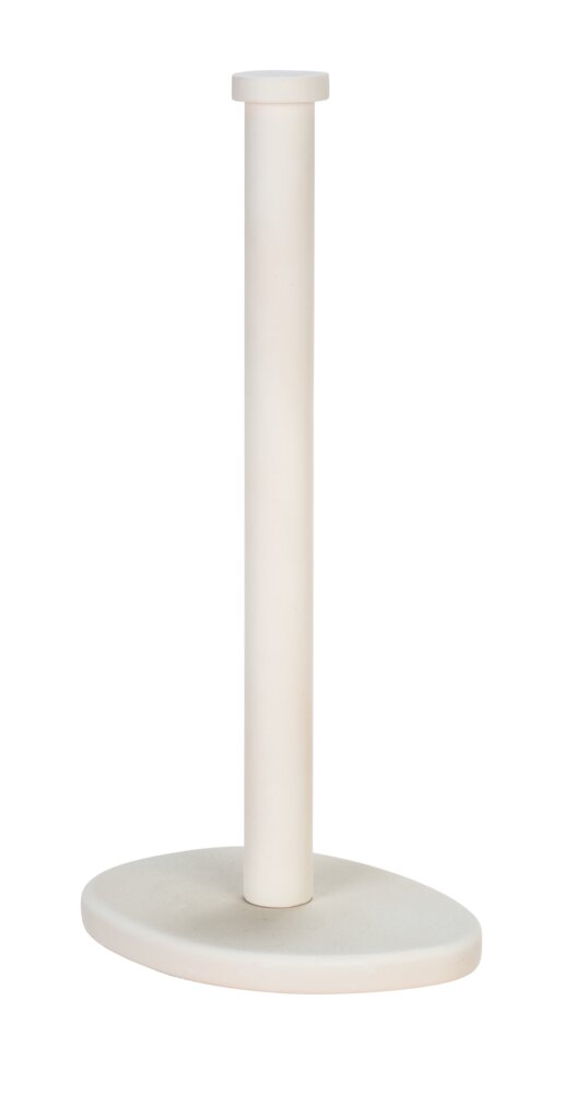 Porte-rouleau de cuisine Mod. Orry, crème, polyrésine, 15,5x31,5x11,5 cm  plaque de fond antidérapante