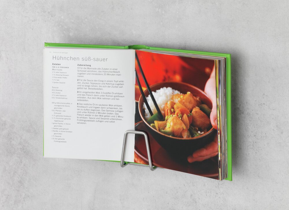 Support universel Edea pour la cuisine  Porte-éponge, acier inoxydable