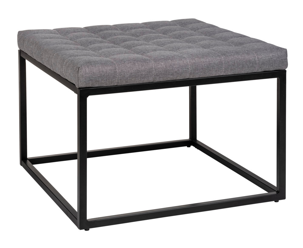 Hocker mit Polster Amandola  60 x 45,5 x 59 cm, belastbar bis zu 120 kg