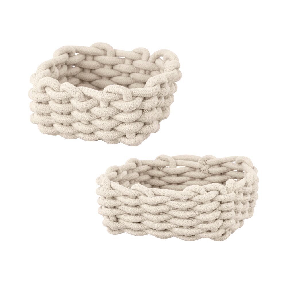 Badkörbe Mod. MELARA, Natur,  2-teilig