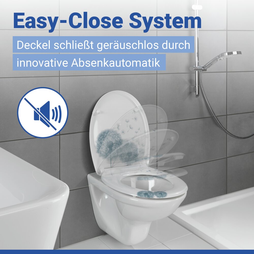 WC Sitz Mod. Astera  Toilettendeckel mit Motiv und Absenkautomatik