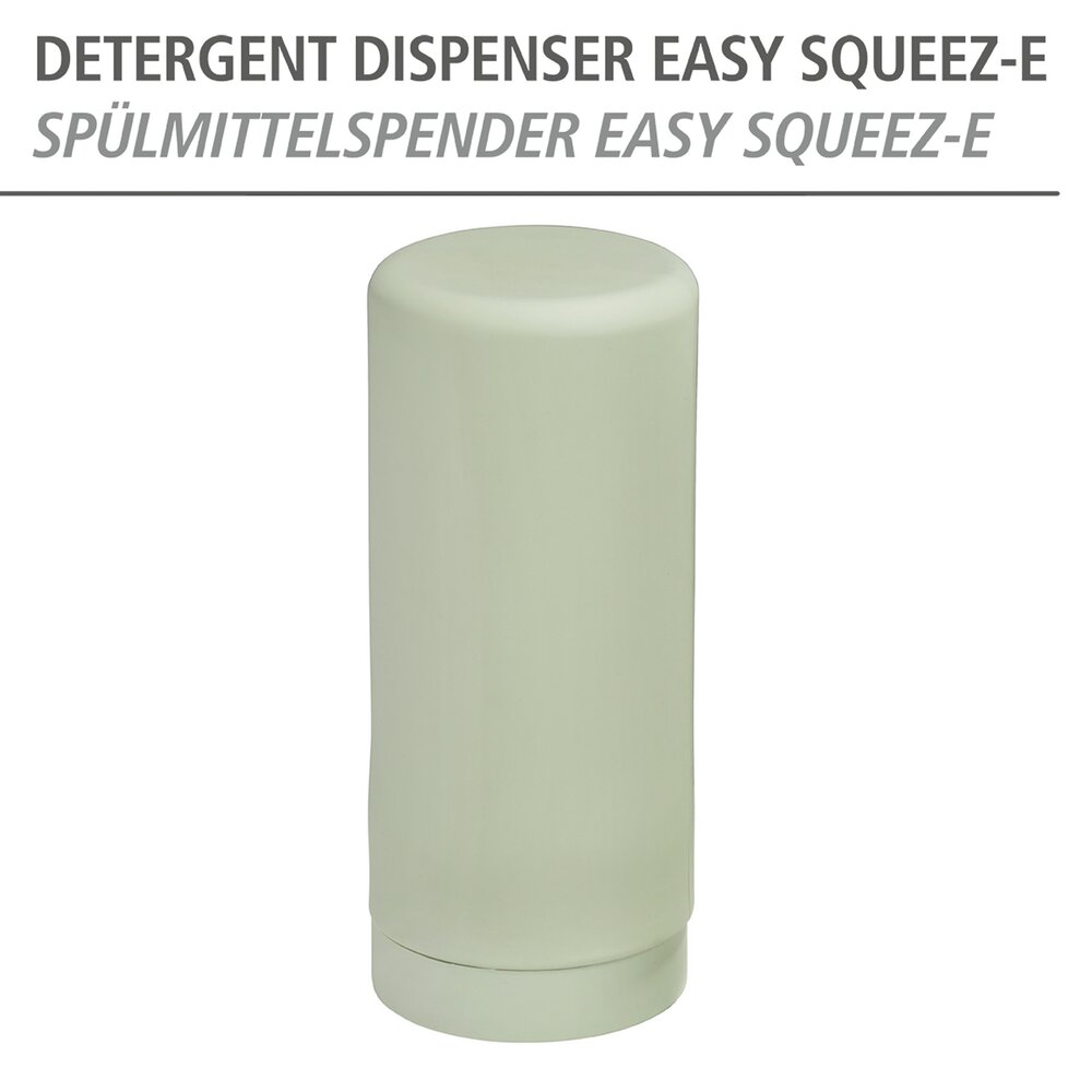 Spülmittelspender Easy Squeez-e Lindgrün  aus auslaufsicherem Silikon