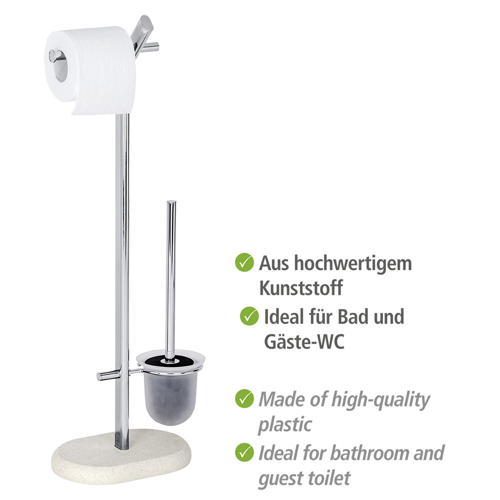 Stand WC-Garnitur Mod. Puro  schwere Bodenplatte für festen Stand