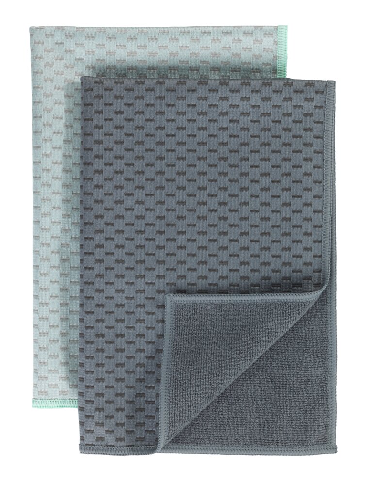 Torchons en microfibres Miko, lot de 2 pièces  En microfibre