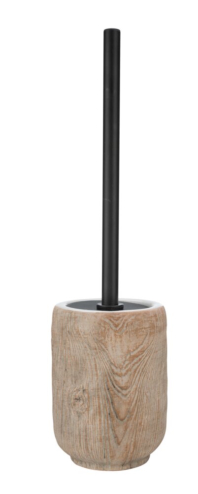 Garniture WC Florio  en céramique à l'aspect bois