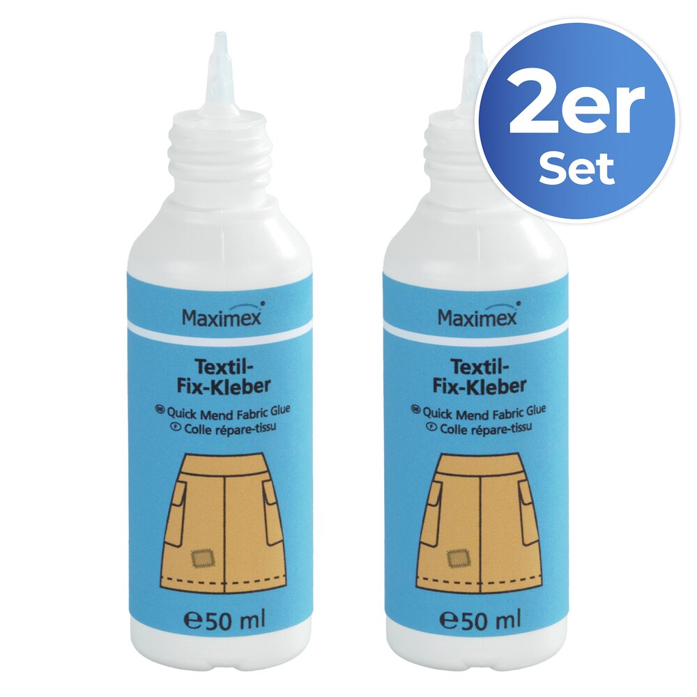 Textil-Fix Kleber 2er Set  2 x 50 ml