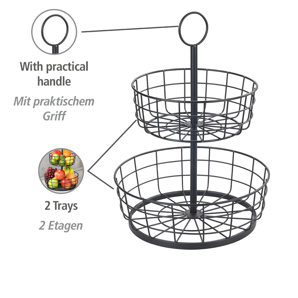 Multi-Korb-Etagère  2 Etagen