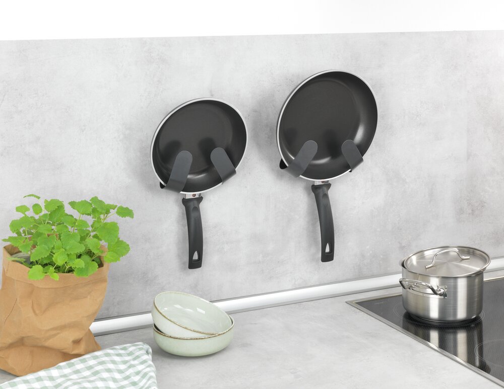 Topfdeckelhalter Mod. Tony, 2er Set  für Deckel bis Ø 28 cm