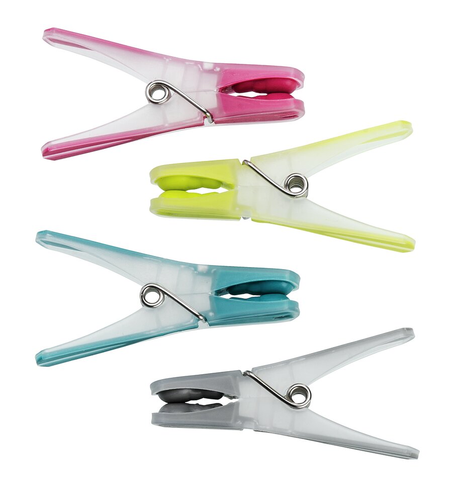 Wäscheklammer Mod. Arrow, 48-teilig  aus farbigem Kunststoff (PP)