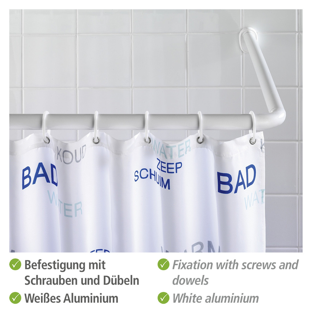 Duschvorhangstangen | Duschen & Bad Online | | WENKO Baden Shop