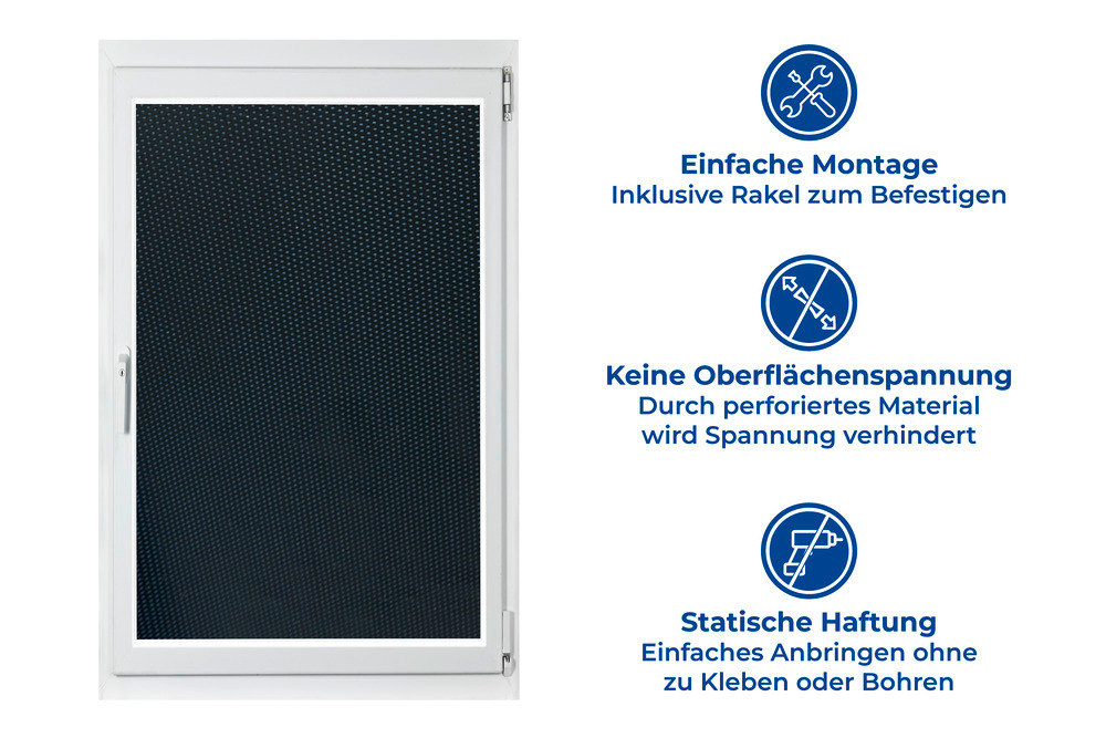 201916000-2-2er Set Fensterfolie selbsthaftend Sichtschutzfolie UV
