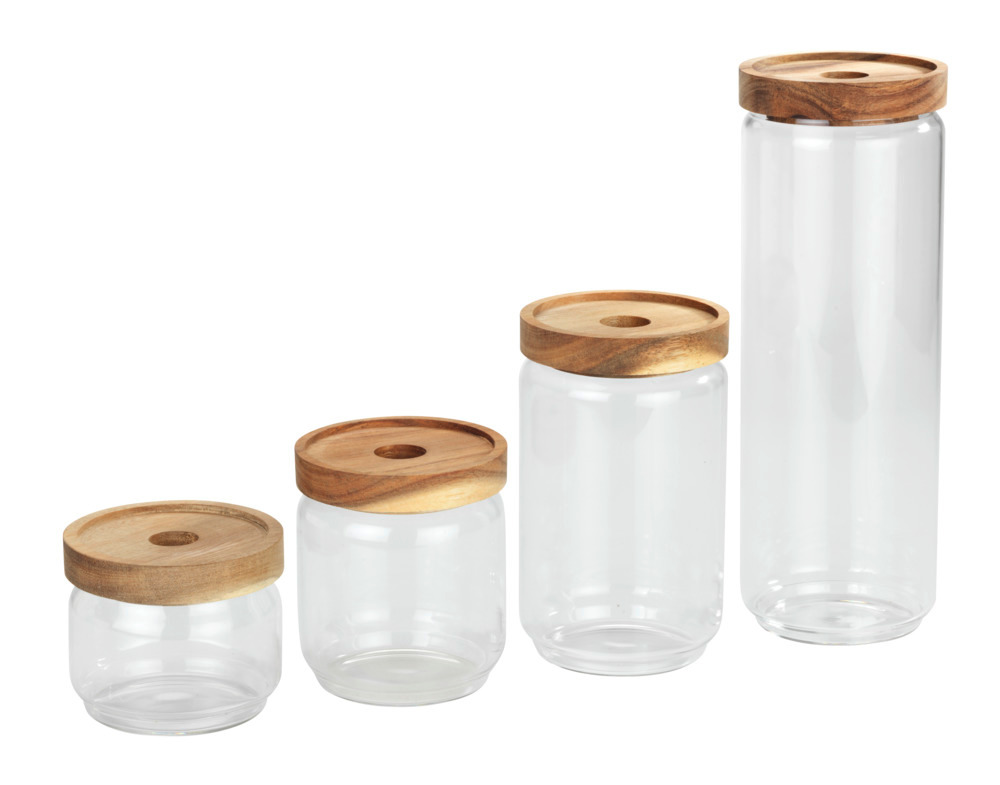 KOMIRO Frischhaltedose Aufbewahrungsbox für Brillen - innen Samt - Mit 6  Fächern - Grau